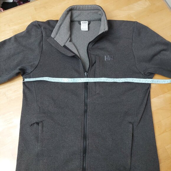 Helly Hansen Full Zip Men's Fleece Jacket Dark Grey Size Medium - Picture 12 of 13
